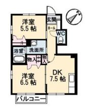 Fore Castle Ⅱ棟の間取り画像