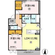 ホワイエ西川原の間取り画像
