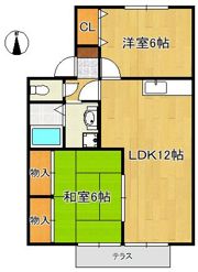 セジュール若園の間取り画像