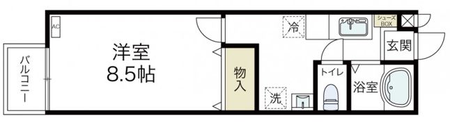 アムールの間取り画像