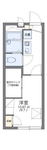レオパレス美樹の間取り画像