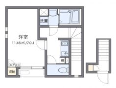 クレイノベル アンジュの間取り画像