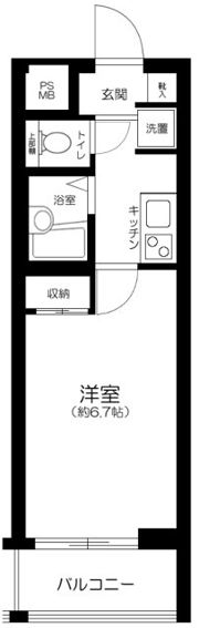 グランヴァン西馬込Ⅱの間取り画像