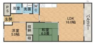 シャルマンコーポ摂津富田の間取り画像