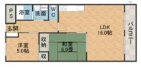 シャルマンコーポ摂津富田の間取り画像