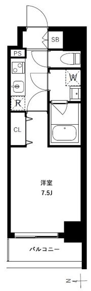 アーバンパーク浅草Ⅱの間取り画像