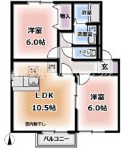 アゼリアⅡの間取り画像