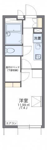 レオパレス与野アムールの間取り画像