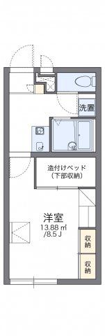 レオパレスイナホの間取り画像
