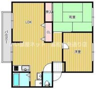 グリーンヒルズ九重田C棟の間取り画像