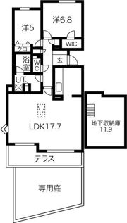 藤和ライブタウン鹿子殿の間取り画像