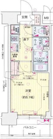 プレサンス難波マジョリティの間取り画像