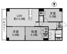 アーバンコート高木の間取り画像