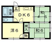 メゾン上ノ郷Aの間取り画像