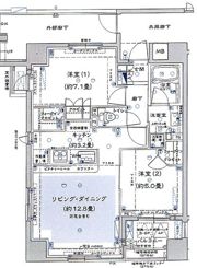 Brillia綱島idステーションフロントの間取り画像