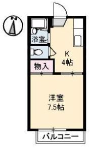 フレグランスセトミB棟の間取り画像