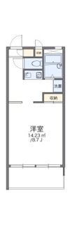 レオパレスフォレストヒルズの間取り画像