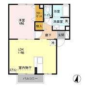 リ ジェルの間取り画像