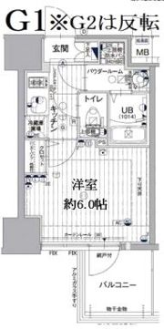 エスリード神戸三宮ヒルズの間取り画像