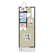 むさしのハイツの間取り画像