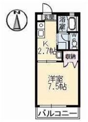 コロニーK B棟の間取り画像