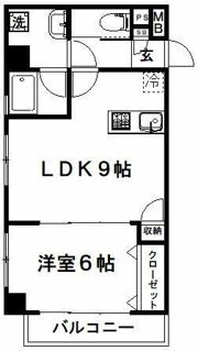 リビナ奥村ドゥーの間取り画像