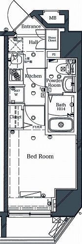 ラフィスタ横浜吉野町Ⅱの間取り画像