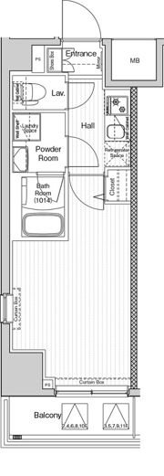 VERXEED阪東橋MAXIVの間取り画像