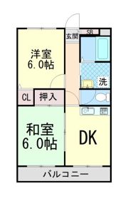 メゾンド平岡2番館の間取り画像