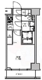 S-RESIDENCE押上Southの間取り画像