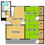 センチュリーハイツ（若松）の間取り画像