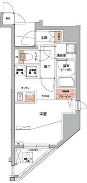 ハーモニーレジデンス錦糸町#001の間取り画像