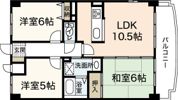 ロイヤルハイツシモダの間取り画像