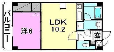 ヴァンクール立花の間取り画像