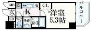 プレサンス THE MOTOYAMAの間取り画像