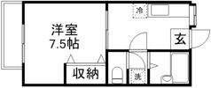 秀ハイツの間取り画像
