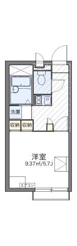 レオパレスKの間取り画像