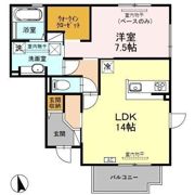 グランドソレイユBの間取り画像