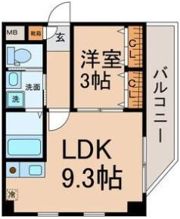 パークアベニュー東山の間取り画像