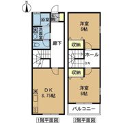 サンク・ボヌールの間取り画像