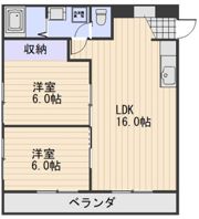 小原マンションの間取り画像