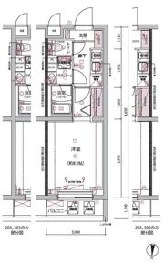 ARCOBALENO BUBAIGAWARAの間取り画像