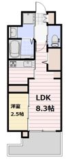 ロイヤルタワー宗像中央の間取り画像