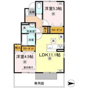 セジュール澄Ⅲ B棟の間取り画像
