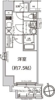 エスリード今池アヴェールの間取り画像