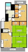 タニガシラハイツの間取り画像