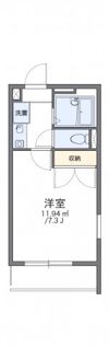 レオパレス葵第2の間取り画像