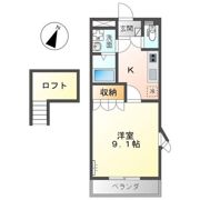 K－フラットの間取り画像
