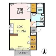 パストラル春岡 A棟の間取り画像