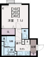 イクシオ六月の間取り画像